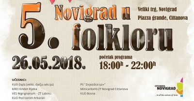 Nastup na 5. Novigradu u folkloru