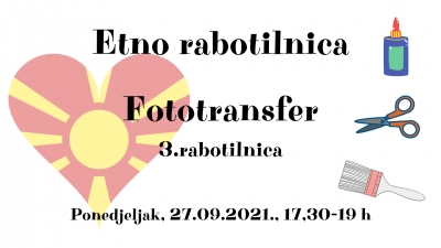 Etno rabotilnica - Fototransfer, 3/4 rabotilnica