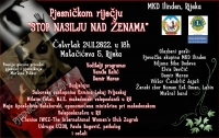 Stop nasilju nad ženama - Pjesničkom riječju