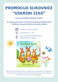 Promocija slikovnice &quot;Uskrsni zeko&quot; autorice Drage Vukoje Cupać